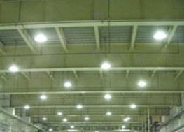 工厂节能改造后照明效果
